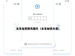 女生加密聊天图片（女生秘密头像）