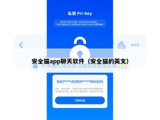 安全猫app聊天软件（安全猫的英文）