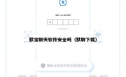 默宝聊天软件安全吗（默聊下载）