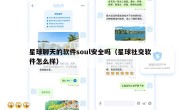 星球聊天的软件soul安全吗（星球社交软件怎么样）