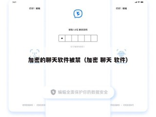 加密的聊天软件被禁（加密 聊天 软件）