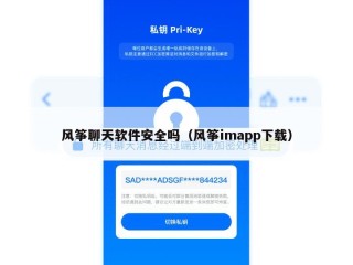 风筝聊天软件安全吗（风筝imapp下载）