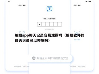 蝙蝠app聊天记录容易泄露吗（蝙蝠软件的聊天记录可以恢复吗）