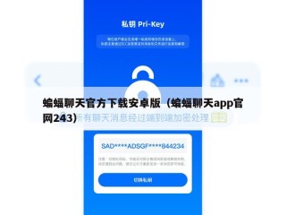 蝙蝠聊天官方下载安卓版（蝙蝠聊天app官网243）