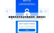 暖爱聊天软件安全吗是真的吗（暖爱百科）