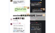 session聊天软件安全吗（session聊天下载）
