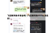 飞豆聊天助手安全吗（飞豆聊天助手不好发出去）