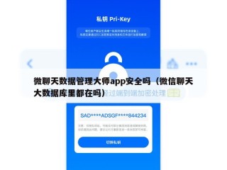 微聊天数据管理大师app安全吗（微信聊天大数据库里都在吗）