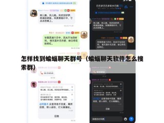 怎样找到蝙蝠聊天群号（蝙蝠聊天软件怎么搜索群）