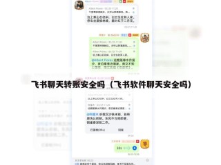 飞书聊天转账安全吗（飞书软件聊天安全吗）