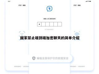 国家禁止端到端加密聊天的简单介绍