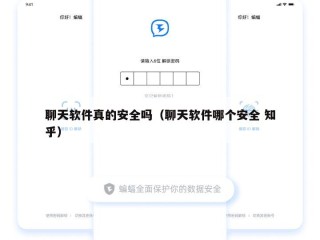 聊天软件真的安全吗（聊天软件哪个安全 知乎）