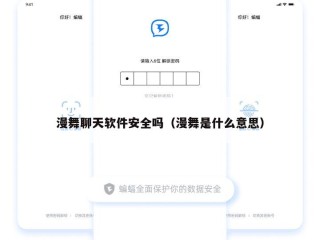 漫舞聊天软件安全吗（漫舞是什么意思）
