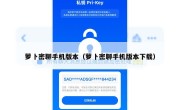 萝卜密聊手机版本（萝卜密聊手机版本下载）