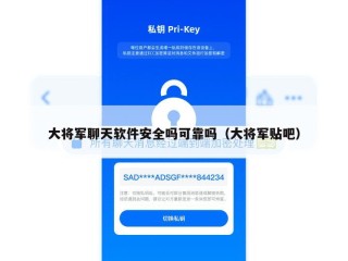 大将军聊天软件安全吗可靠吗（大将军贴吧）
