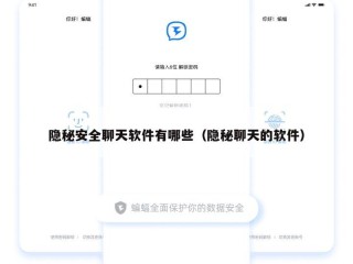 隐秘安全聊天软件有哪些（隐秘聊天的软件）