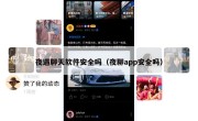 夜遇聊天软件安全吗（夜聊app安全吗）