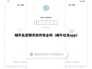 蜗牛私密聊天软件安全吗（蜗牛社交app）