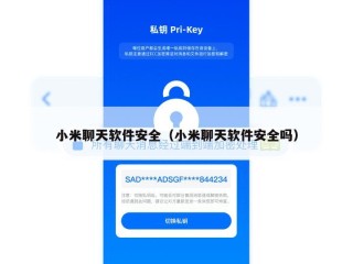 小米聊天软件安全（小米聊天软件安全吗）