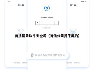 首信聊天软件安全吗（首信公司是干嘛的）