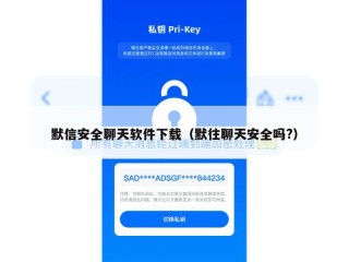 默信安全聊天软件下载（默往聊天安全吗?）