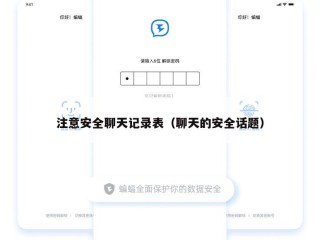 注意安全聊天记录表（聊天的安全话题）