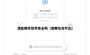 夜配聊天软件安全吗（夜聊社交平台）