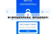 哪个聊天加密软件好用点（聊天加密码软件）