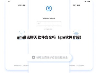 gm通讯聊天软件安全吗（gm软件介绍）