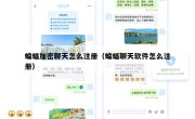 蝙蝠加密聊天怎么注册（蝙蝠聊天软件怎么注册）