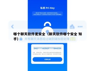 哪个聊天软件更安全（聊天软件哪个安全 知乎）