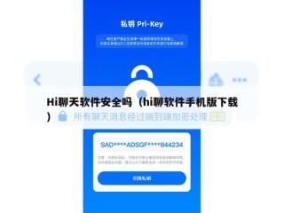 Hi聊天软件安全吗（hi聊软件手机版下载）