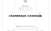 打车软件聊天安全吗（打车软件的问题）