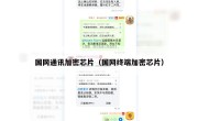 国网通讯加密芯片（国网终端加密芯片）
