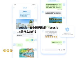session安全聊天软件（session是什么软件）