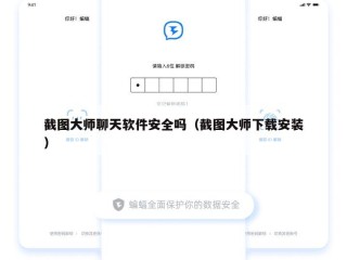 截图大师聊天软件安全吗（截图大师下载安装）