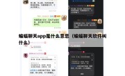 蝙蝠聊天app是什么意思（蝙蝠聊天软件叫什么）