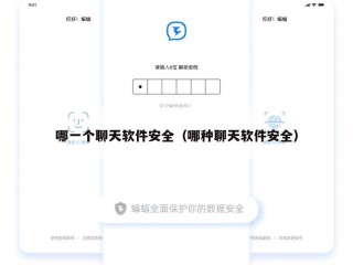 哪一个聊天软件安全（哪种聊天软件安全）