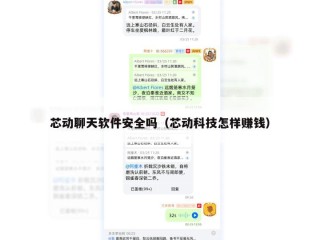 芯动聊天软件安全吗（芯动科技怎样赚钱）