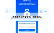 鸿言聊天软件安全吗（鸿言娱乐）