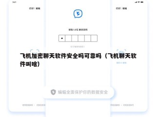 飞机加密聊天软件安全吗可靠吗（飞机聊天软件叫啥）