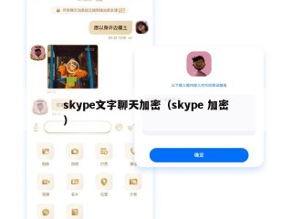 skype文字聊天加密（skype 加密）