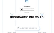 国内加密聊天软件in（加密 聊天 软件）
