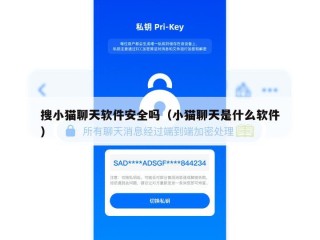 搜小猫聊天软件安全吗（小猫聊天是什么软件）