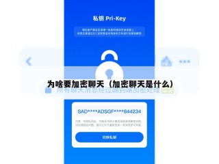 为啥要加密聊天（加密聊天是什么）
