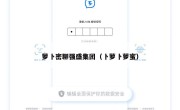萝卜密聊强盛集团（卜萝卜萝蜜）