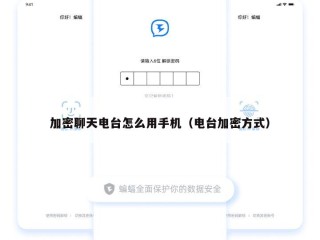 加密聊天电台怎么用手机（电台加密方式）