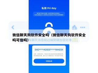 微信聊天狗软件安全吗（微信聊天狗软件安全吗可信吗）