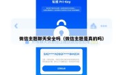 微信主题聊天安全吗（微信主题是真的吗）