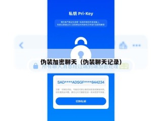 伪装加密聊天（伪装聊天记录）
